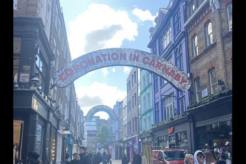 Carnaby Street 'Coronation Street' banner